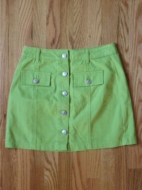 Forever 21 Lime Green Skirt Size S